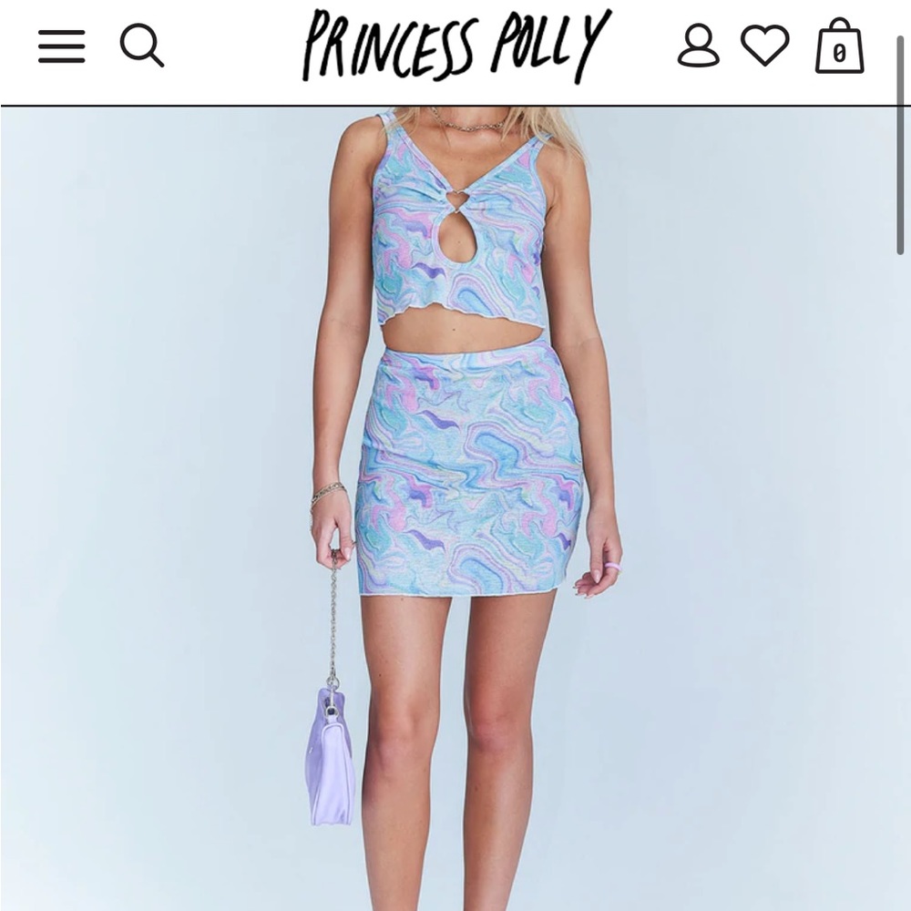 Princess Polly Gemma Set in Blue Multi
